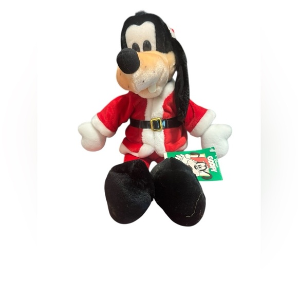 Vintage Disney Goofy Santa Plush Doll Christmas Macy's Exclusive 18” W/ Tag - Picture 7 of 12